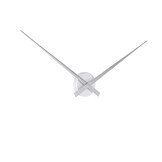 Karlsson - Wandklok Little Big Time - Zilver- Ø77,5cm