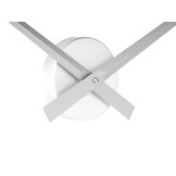 Karlsson - Wandklok Little Big Time - Zilver- Ø77,5cm