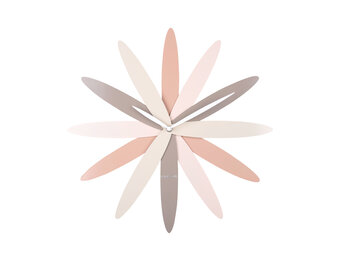 Karlsson - Wandklok Bloom - Roze- Ø45cm