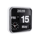 Karlsson - Wandklok Big Flip - Wit