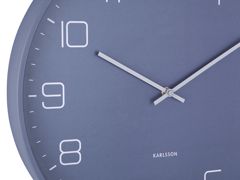 Karlsson - Wall Clock Lofty - Blauw