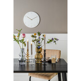 Karlsson - Wandklok Charm Engraved Numbers Small - Wit- Ø30cm