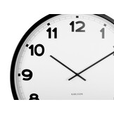 Karlsson - Wandklok New Classic Large - Wit- Ø60cm