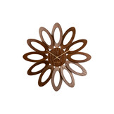 Karlsson - Wandklok Fiore - Donker hout- Ø40cm