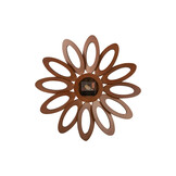 Karlsson - Wandklok Fiore - Donker hout- Ø40cm