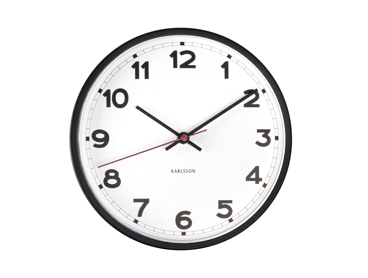 Karlsson - Wandklok New Classic Small - Wit- Ø20cm