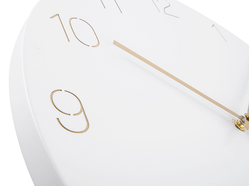 Karlsson - Wandklok Charm Engraved Numbers - Wit- Ø40cm