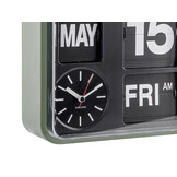 Karlsson - Wandklok Mini Flip - Groen