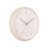 Karlsson - Wandklok Nirvana Globe - Zandbruin- Ø40cm