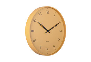 Karlsson - Wandklok Stark - Honingbruin- Ø40cm