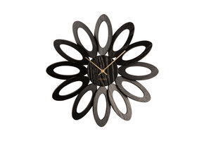 Karlsson - Wandklok Fiore - Zwart- Ø40cm