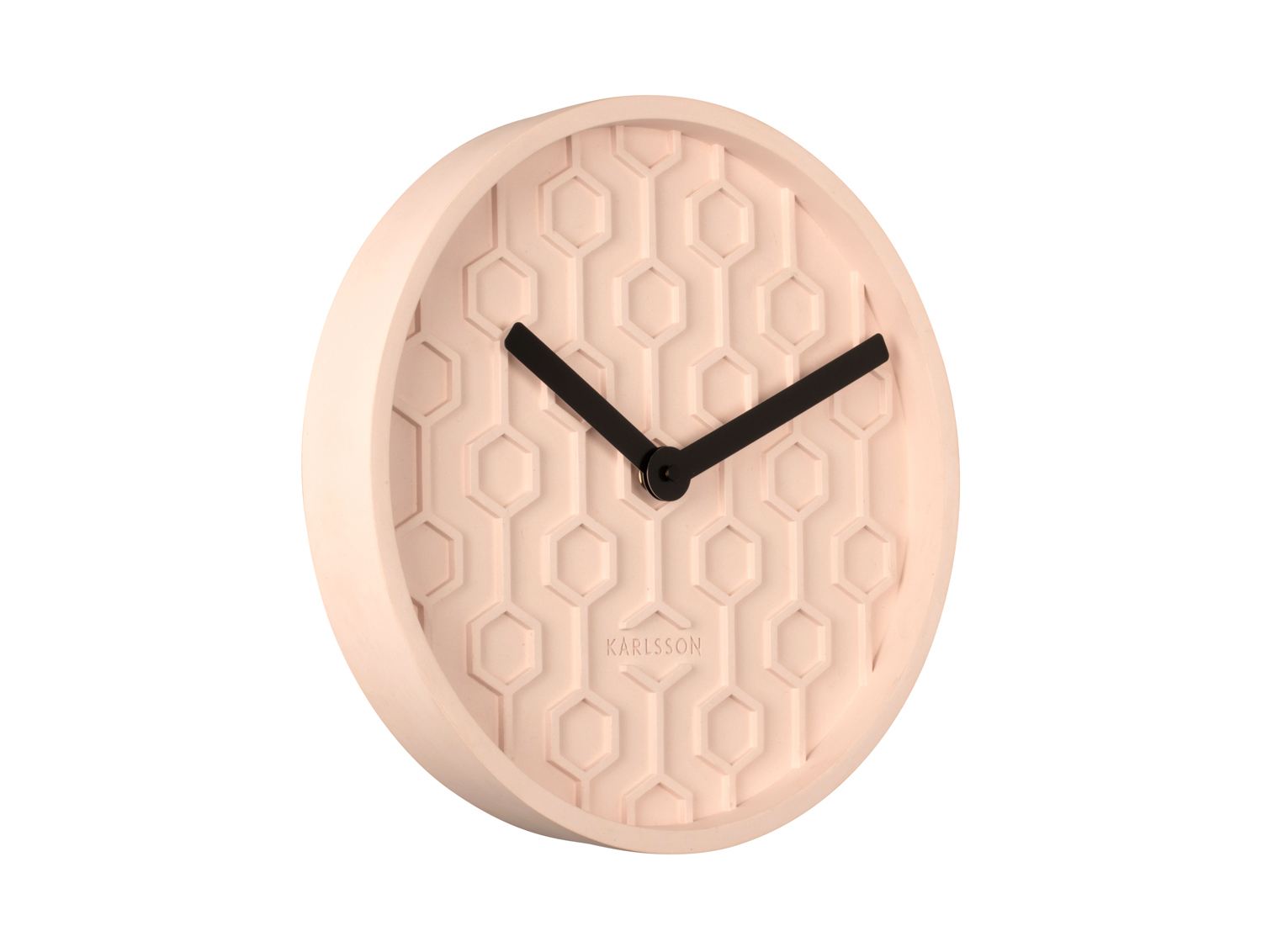 Karlsson - Wandklok Honeycomb - Roze- Ø31cm