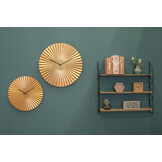 Karlsson - Wandklok Sensu - Goud- Ø40cm