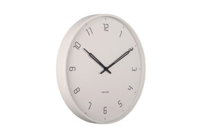 Karlsson - Wandklok Stark - Warmgrijs- Ø40cm