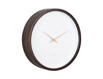 Karlsson - Wandklok Ancho - Donker hout- Ø32,6cm