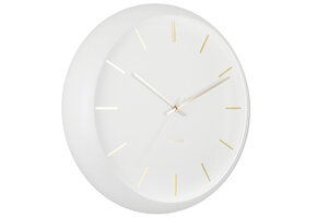 Karlsson - Wandklok Globe - Wit- Ø40cm