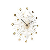 Karlsson - Wandklok Sunburst Large - Goud- Ø50cm
