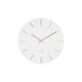 Karlsson - Wandklok Charm Small - Wit- Ø30cm