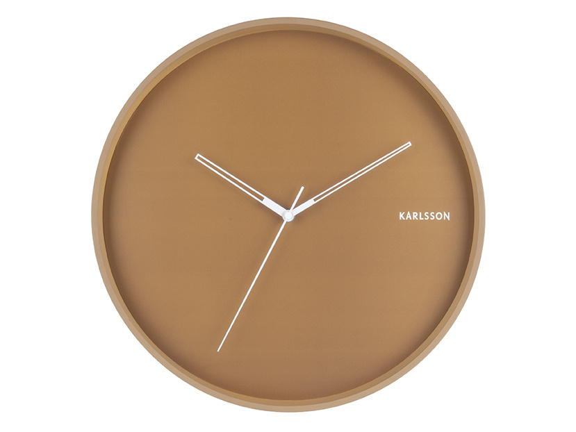 Karlsson Karlsson Wall Clock Hue Bruin Hoyz.nl