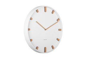 Karlsson - Wandklok Grace - Wit- Ø40cm
