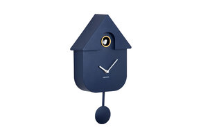 Karlsson - Wandklok Modern Cuckoo - Donkerblauw