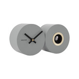 Karlsson - Wandklok Duo Cuckoo - Muisgrijs