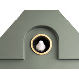 Karlsson - Wandklok Modern Cuckoo - Jungle groen