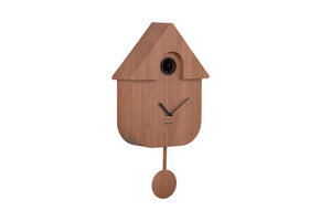 Karlsson - Wandklok Modern Cuckoo - Donker hout