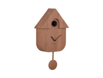 Karlsson - Wandklok Modern Cuckoo - Donker hout