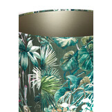 Light & Living - Lampenkap XENIA FLORA - Ø30x21cm - Groen