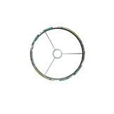 Light & Living - Lampenkap XENIA FLORA - Ø30x21cm - Groen