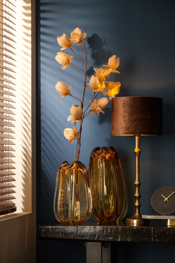 Light & Living - Lampenkap GEMSTONE - 25x25x18 - Bruin