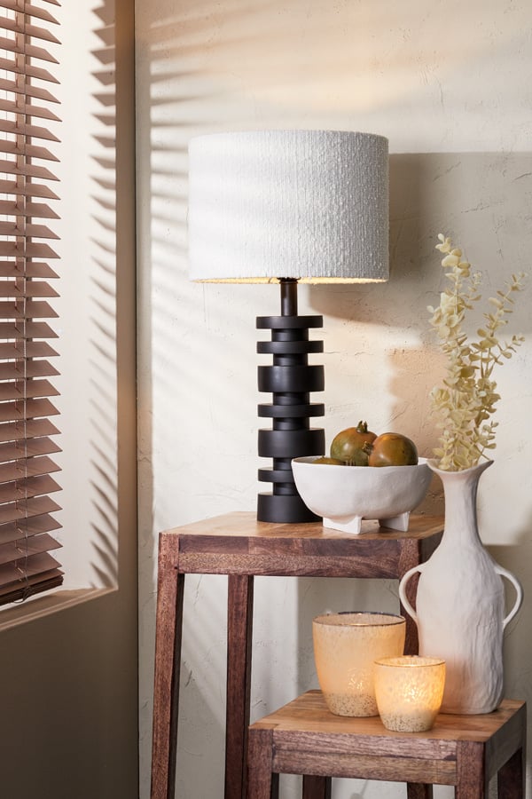 Light & Living - Lampenkap BOLERO - 30x30x21 - Wit