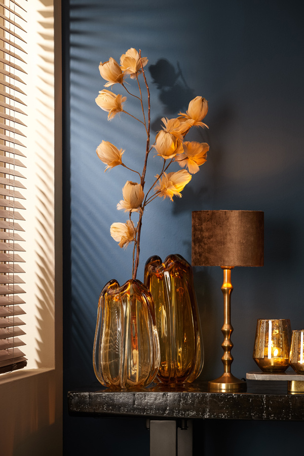 Light & Living - Lampenkap GEMSTONE - 20x20x15 - Bruin