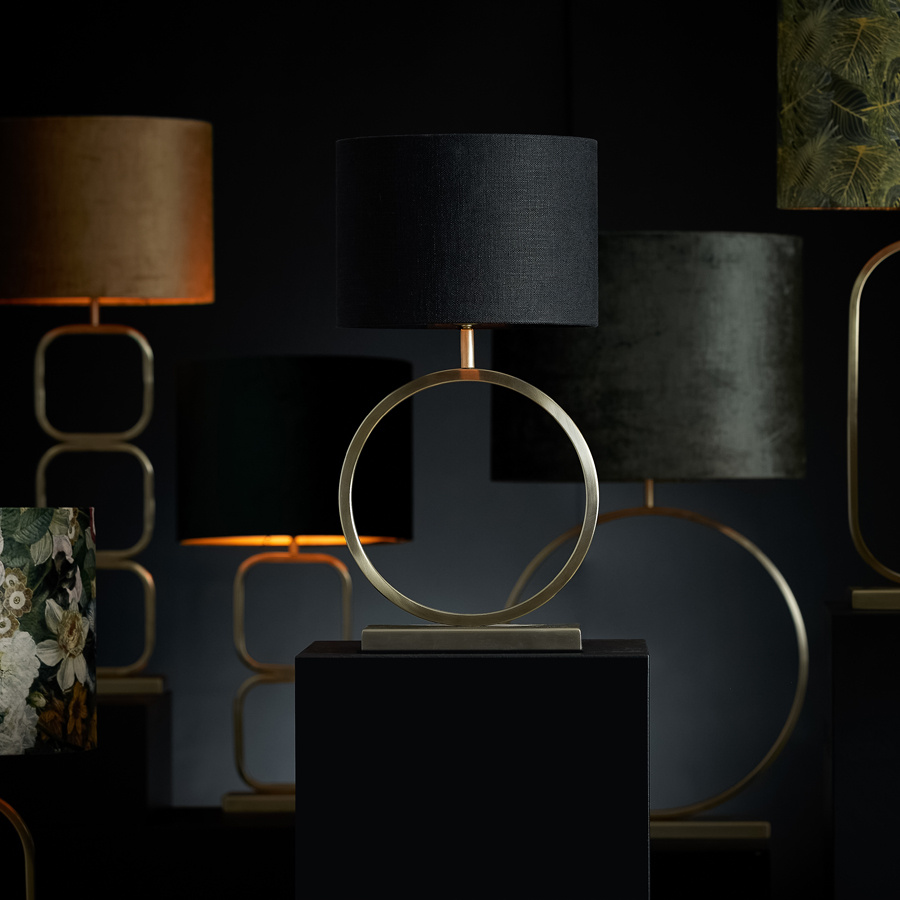 Light & Living - Lampenkap LIVIGNO - 30x30x21 - Zwart