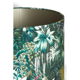 Light & Living - Lampenkap XENIA FLORA - Ø40x30cm - Groen