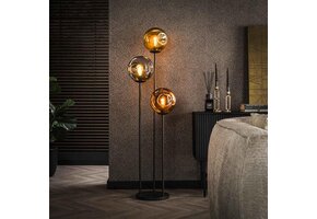 Hoyz Collection - Vloerlamp 3x Ø25 Stellar - Artic Zwart