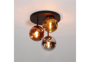 Hoyz Collection - Plafondlamp 3L Stellar - Artic Zwart