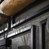 Hoyz Collection - Wandschap Set Edge - Massief Acacia Naturel - Set van 5