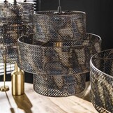 Hoyz Collection - Hanglamp 3L Lantern - Zwart Bruin