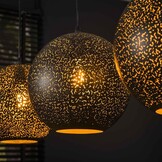 Hoyz Collection - Hanglamp 4x Ø25 Zip - Artic Zwart