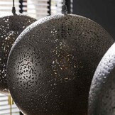 Hoyz Collection - Hanglamp 3x Ø30 Zip - Artic Zwart