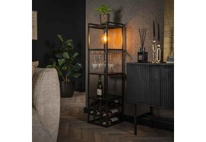 Hoyz Collection - Wijnreklamp Decorate - Charcoal - Zwart