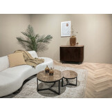 Livingfurn - Salontafel Senna Emperador 80cm - Marmer