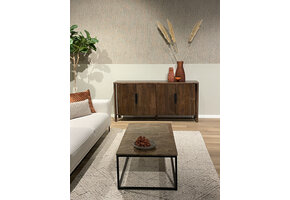 Livingfurn - Salontafel Dion Emperador 120cm - Marmer