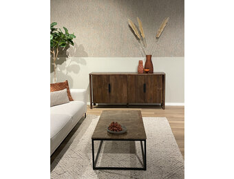 Livingfurn - Salontafel Dion Emperador 120cm - Marmer