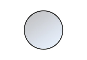 LABEL51 - Spiegel Oliva - Zwart - 90x90x90cm