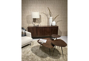 Brix - Salontafel Brix Loua Brown set of 3 - Mangohout