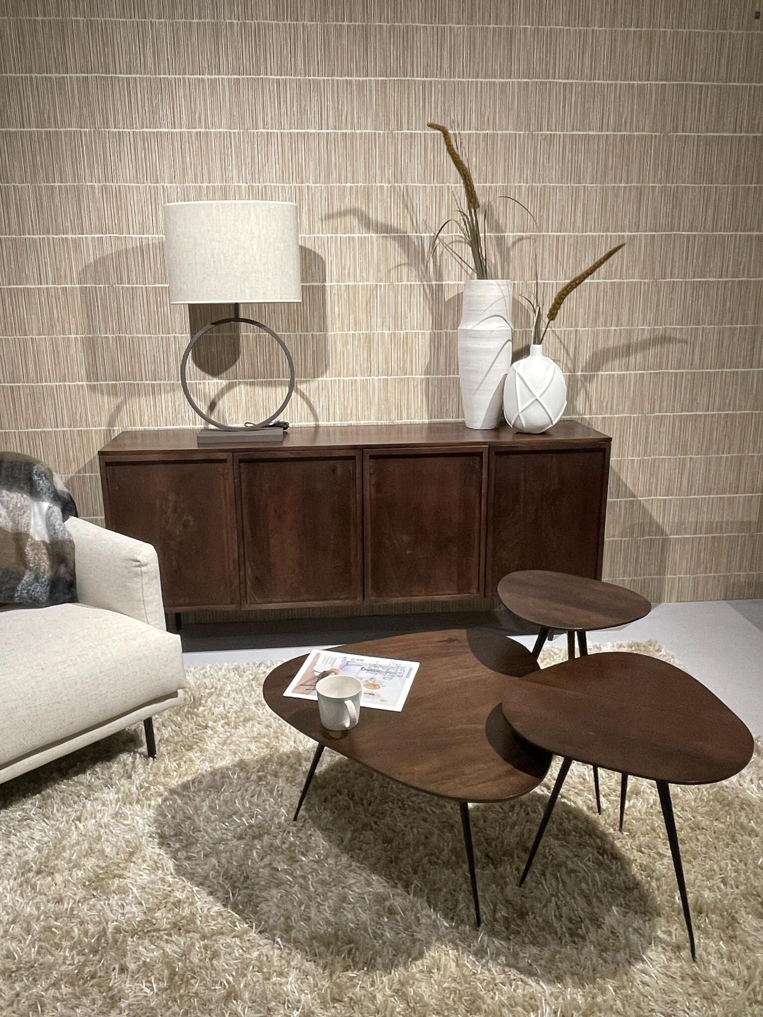 Brix - Salontafel Brix Loua Brown set of 3 - Mangohout