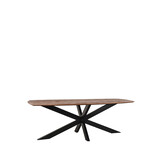 LABEL51 - Eetkamertafel Zane - Bruin - 100x160x76cm